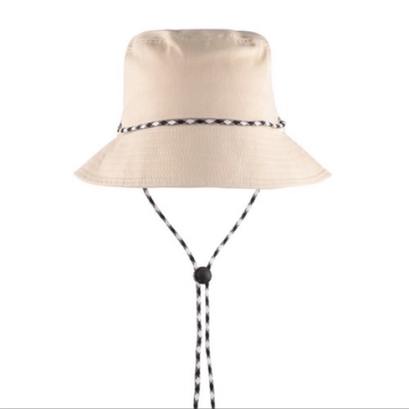 New Unisex Light Sand Ivory Slider Bucket Hat Cute And Lightweight - Picture 5 of 5